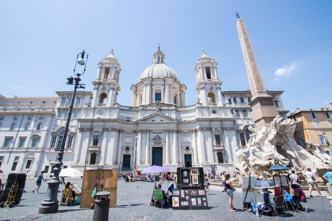 Sunny Apartment Navona Square Rom Eksteriør billede