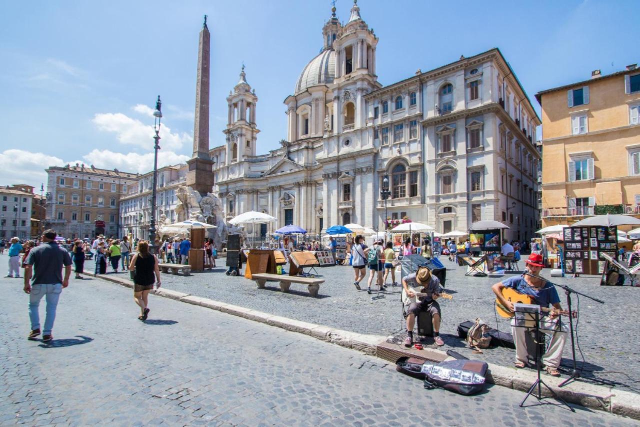 Sunny Apartment Navona Square Rom Eksteriør billede